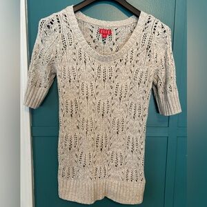 Elle Women's Beige Knit Sweater